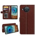 For Nokia X10/X20 R64 Texture Single Horizontal Flip Protective Case with Holder & Card Slots & Wallet& Photo Frame(Brown)
