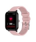 Q9pro 1.7 inch Color Screen Smart Watch, IP68 Waterproof,Support Temperature Monitoring/Heart Rate Monitoring/Blood Pressure Monitoring/Blood Oxygen Monitoring/Sleep Monitoring(Pink)