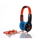 KID101 Portable Cute Children Learning Wired Headphone(Black Red)