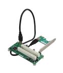 PCIe to Dual PCI Slot Adapter Card USB 3.0 Expansion Card