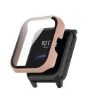 For OPPO Realme Watch 2 Pro Integrated PC+ Toughened Film Case(Pink)