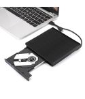 USB 3.0 Type-C Slim Optical Drive Burner External DVD ROM RW CD Writer for Desktop Laptop PC
