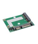 Half-Height mSATA Mini PCI-e SSD to 2.5in SATA3 Converter Adapter Card