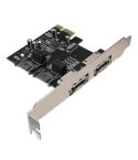 SATA PCI-E to ESATA Riser Card + SATA 3.0 6G PCIe to SATA Expansion Card