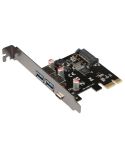USB 3.1 Type-C PCIe to Type-C and Type A 3.0 Expansion Card USB PCI Express Riser Card