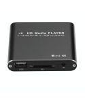 X9 HD Multimedia Player 4K Video Loop USB External Media Player AD Player(EU  Plug)