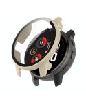 For Garmin Venu 2 Plus PC+Tempered Film Fully Enclosed Protective Case(Ivory)