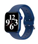 CT7 1.7 inch Color Screen Smart Watch,Support Heart Rate Monitoring/Blood Pressure Monitoring(Blue)