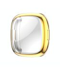 For Fitbit Versa 4 Shockproof TPU Protective Watch Case(Gold)
