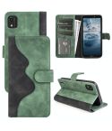 For Nokia C2 2nd Edition Stitching Horizontal Flip Leather Phone Case(Green)