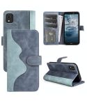 For Nokia C2 2nd Edition Stitching Horizontal Flip Leather Phone Case(Blue)