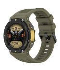 For Amazfit T-Rex 2 Silicone Leisure Watch Band(Jungle Green)