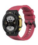 For Amazfit T-Rex 2 Silicone Leisure Watch Band(Red)