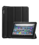For Amazon Fire 7 12th 2022 ENKAY Smart Leather Tablet Case(Black)