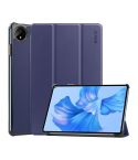 For Huawei MatePad Pro 11 2022 ENKAY Plastic Back Cover Smart Leather Stand Case(Dark Blue)