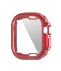 ENKAY Electroplated Soft TPU Case with Screen Film For Apple Watch Ultra / Ultra 2 49mm(Red)