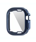 ENKAY Electroplated Soft TPU Case with Screen Film For Apple Watch Ultra / Ultra 2 49mm(Blue)