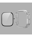 For Apple Watch Ultra / Ultra 2 49mm ENKAY 2 in 1 PC Case + Full Coverage 9H Tempered Glass Film(Transparent)