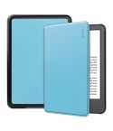For Amazon Kindle 2022 Gen11 ENKAY Custer Texture Leather Smart Case(Light Blue)