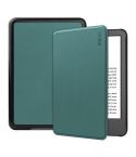 For Amazon Kindle 2022 Gen11 ENKAY Custer Texture Leather Smart Case(Dark Green)