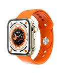 S8 Ultra 1.81 inch Color Screen Smart Watch,Support Heart Rate Monitoring/Blood Pressure Monitoring(Orange)