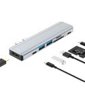ENKAY Hat-Prince 7 in 2 Type-C to 4K HDMI Docking Station Adapter Hub SD/TF Card Reader