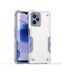 For Realme C35 Non-slip Shockproof Armor Phone Case(White)