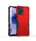 For Realme C35 Non-slip Shockproof Armor Phone Case(Red)