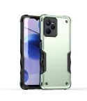 For Realme C35 Non-slip Shockproof Armor Phone Case(Green)