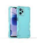 For Realme C35 Non-slip Shockproof Armor Phone Case(Mint green)