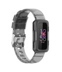 For Fitbit Inspire 3 TPU Integrated Watch Band(Transparent Black)