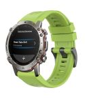 For Amazfit Falcon 22mm Quick-Release Solid Color Silicone Watch Band(Lime Green)