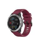 For Amazfit Falcon 22mm Silicone Quick Detachable Sports Watch Band(Burgundy)