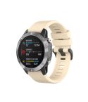 For Amazfit Falcon 22mm Silicone Quick Detachable Sports Watch Band(Beige)
