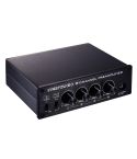 2 in 8 out Switcher Pre-Amplifier Speaker Distributor Signal Booster with Volume Control And Earphone 16-600 ohms / Monitor Function