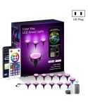 CP01 Outdoor WIFI Smart APP Control Garden Lamp Music Sync Outdoor Ground Lights(US Plug)