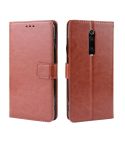 Retro Crazy Horse Texture Horizontal Flip Leather Case for Xiaomi Redmi K20 /K20 Pro , with Holder & Card Slots & Photo Frame(Brown)