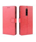 Retro Crazy Horse Texture Horizontal Flip Leather Case for Xiaomi Redmi K20 /K20 Pro , with Holder & Card Slots & Photo Frame(Red)