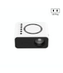YT300 Home Multimedia Mini Remote Projector Support Mobile Phone(US Plug White)