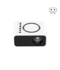 YT300 Home Multimedia Mini Remote Projector Support Mobile Phone(EU Plug White)