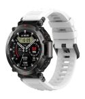 For Amazfit T-Rex Ultra Silicone Sports Watch Band(White)