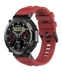 For Amazfit T-Rex Ultra Silicone Sports Watch Band(Red)
