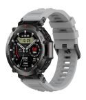 For Amazfit T-Rex Ultra Silicone Sports Watch Band(Grey)