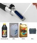 RZ115 Automotive Antifreeze Refractometer Freezing Point Urea Adblue Battery Fluid Glass Water Tester Meter ATC Tool