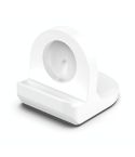 For Samsung Galaxy Watch6 / Watch6 Classic / Watch5 / Watch5 Pro JUNSUNMAY Silicone Charger Stand Non-Slip Base(White)