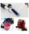 RZ121 Alcohol Refractometer Grape Wine Sugar Content 0~25% Alcohol Concentration 0~40% Brix Tester Meter ATC Handheld Tool