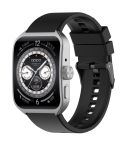 For OPPO Watch 4 Pro 22mm Solid Color Silicone Watch Band(Black)