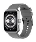 For OPPO Watch 4 Pro 22mm Solid Color Silicone Watch Band(Gray)