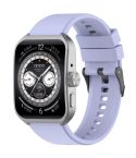 For OPPO Watch 4 Pro 22mm Solid Color Silicone Watch Band(Purple)
