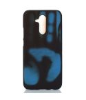Paste Skin + PC Thermal Sensor Discoloration Case for Huawei Mate 20 Lite(Black blue)